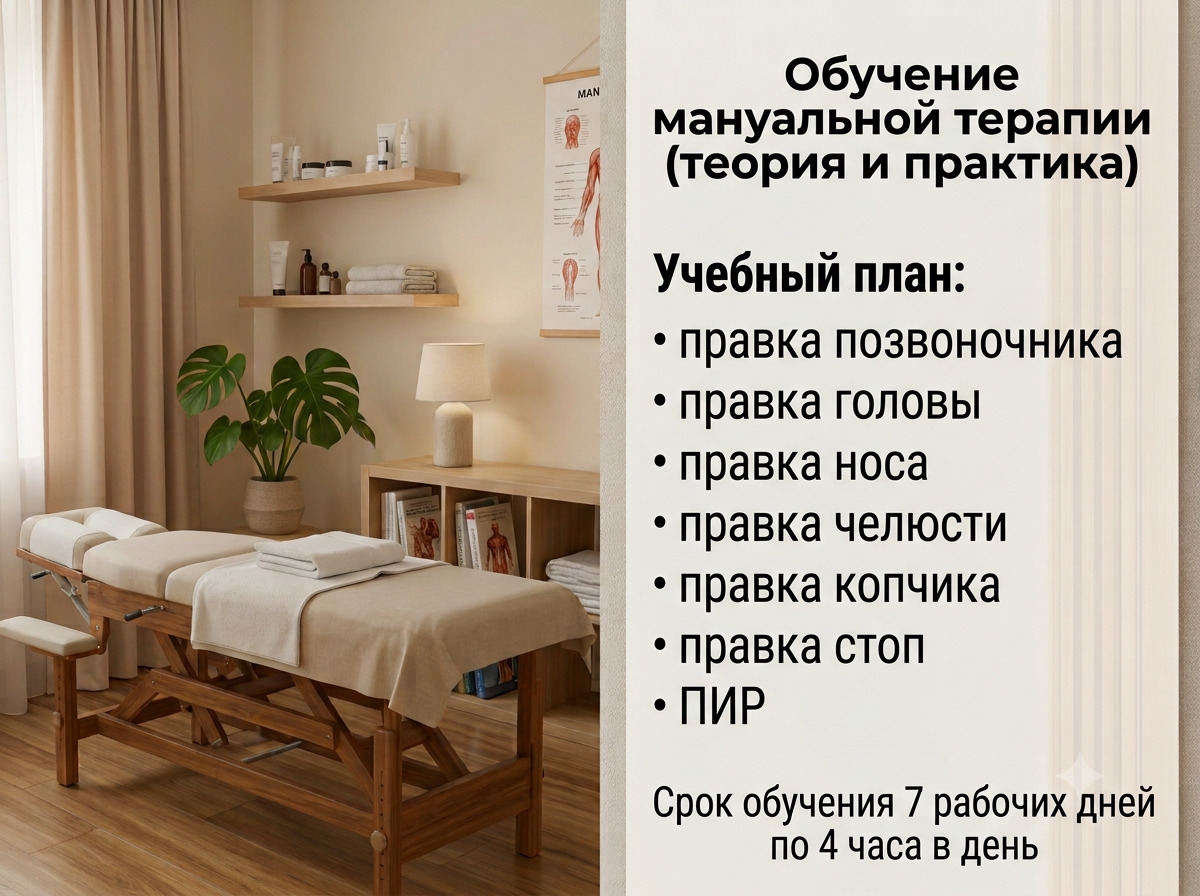 Мануальная терапия "от головы до пят".