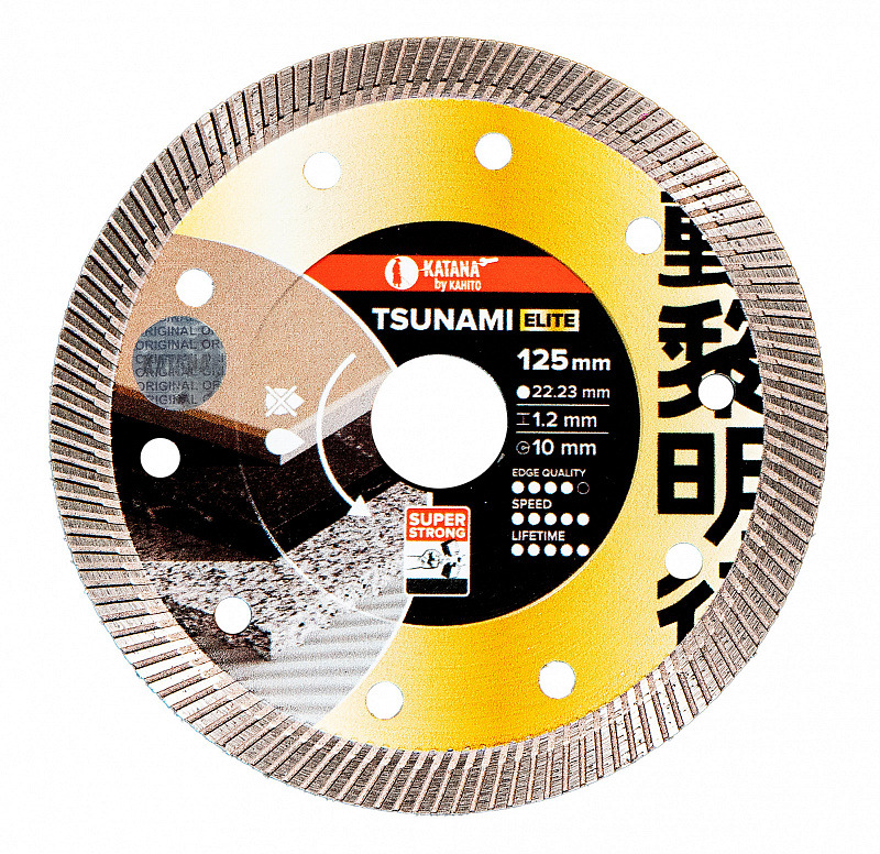 Алмазный отрезной диск-KATANA TSUNAMI ELITE
