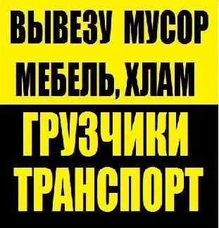Вывоз мусора вывоз старой мебели хлам веток спил веток газель грузчики