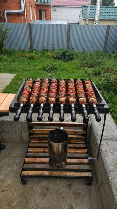 Мангал+стартер для углей на халяву!